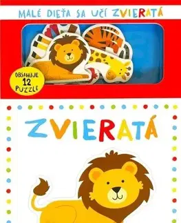 Leporelá, krabičky, puzzle knihy Malé dieťa sa učí: Zvieratá - Williams Gareth