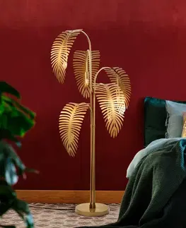 Stojacie lampy Stojacia lampa Palm 13925 - Gold