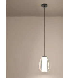 Svietidlá Eglo 390457 - LED stmievateľný luster na lanku MENORCA LED/7W/230V + LED/1,6W chróm 390457