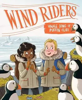Dobrodružstvo, napätie, western Wind Riders #4: Whale Song of Puffin Cliff - Jen Marlin