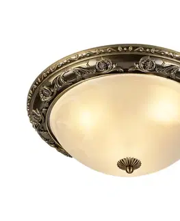 Svietidlá BRILAGI - Stropné svietidlo CLASSIC 3xE27/60W/230V mosadz BG71324