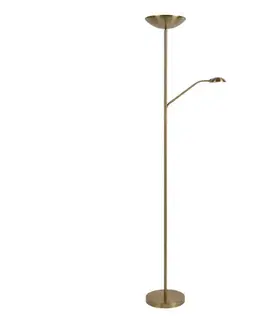 Lampy Lucide 19791/24/02 - LED Stmievateľná stojacia lampa ZENITH LED/20W + LED/4W/230V 19791/24/02