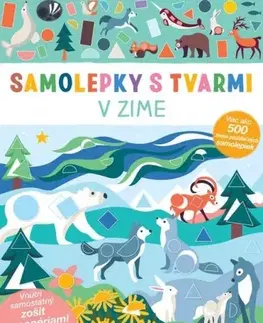 Nalepovačky, vystrihovačky, skladačky V zime - Samolepky s tvarmi