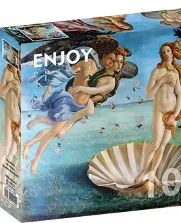 1000 dielikov Enjoy Puzzle Sandro Botticelli: Zrodenie Venuše