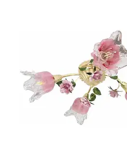 Svietidlá  Prisadený luster FIORINTINO 4xE14/40W/230V 438-cl95-pla81-cp029