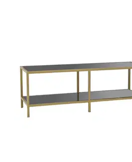 TV stolíky TV stolík Basic - Dark Grey, Gold