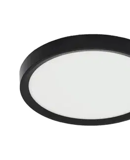 Svietidlá Fulgur 41811 - LED Stropné svietidlo NOMY LED/18W/230V pr. 23 cm čierna s-41811