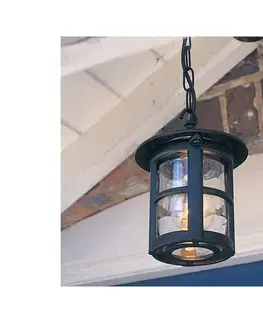 Svietidlá Elstead BL21B-BLACK - Vonkajší luster HEREFORD 1xE27/100W/230V IP43 BL21B-BLACK