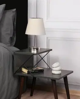 Nočné stolíky Nočný stolík Cross - Anthracite
