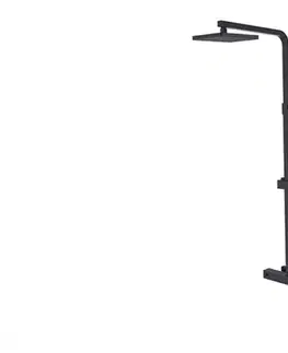 Sprchy a sprchové panely BESCO - Termostatický nástenný set MODERN / variujú čierna BABPMVTCZ