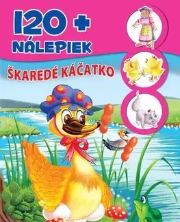 Nalepovačky, vystrihovačky, skladačky Škaredé káčatko - 120+nálepiek