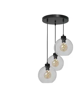 Svietidlá  Luster na lanku SOFIA 3xE27/60W/230V číra MLP6582