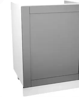 Kuchynské skrinky stojace Skrinka do kuchyne Linea D60Z-P/L grey