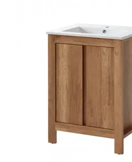 Skrinky do kúpeľne ArtCom Skrinka pod umývadlo CLASSIC Oak 820 | 60 cm