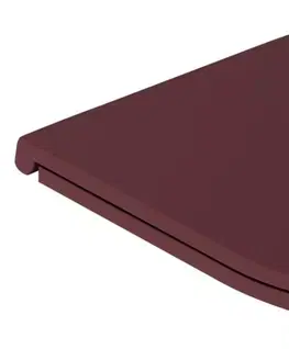 WC dosky ISVEA - INFINITY WC sedátko SLIM, Soft Close, Easy Take, matná maroon Red 40KF0543I