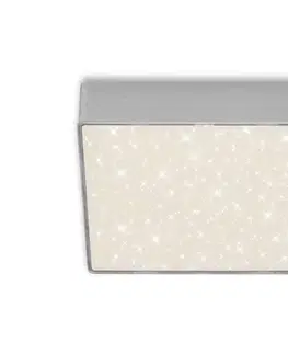 Svietidlá Briloner 7076-414 -LED Stropné svietidlo STAR SKY LED/11W/230V 15x15 cm strieborná 7076-414