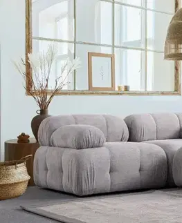 Sedacie súpravy Rohová sedacia súprava / Rohová pohovka Petite 2 - Light Grey