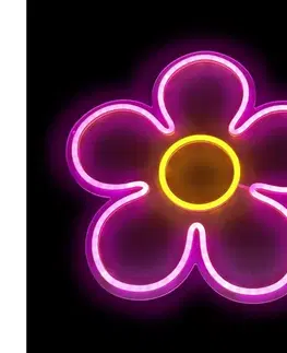 Svietidlá 2Kids Toys - LED neónová nástenná dekorácia LED/5W/USB kvet 2D98104