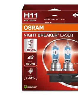 Žiarovky SADA 2x Autožiarovka NIGHT BREAKER H11 PGJ19-2/55W/12V - Osram 64211NL-2HB