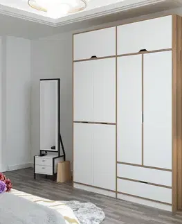 Šatňové skrine Šatníková skriňa Elina - 8912
