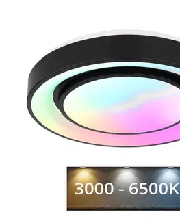 Svietidlá Globo 41368-24 - LED RGB Stmievateľné stropné svietidlo SULLY LED/24W/230V + DO 41368-24