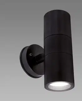 Vonkajšie moderné svietidlá Nástenné svietidlo Gordon 2XGU10 BLACK 03937