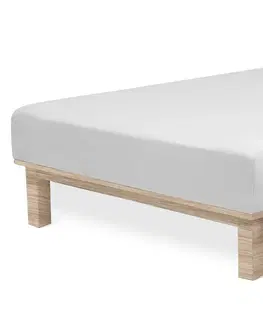 Plachty 4Home jersey prestieradlo Lycra sivá, 100 x 200 cm