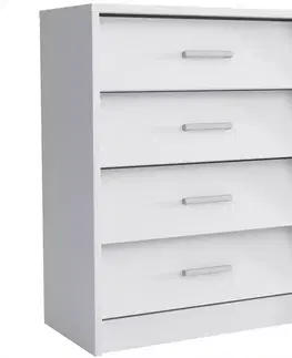 Skrinky na topánky Skrinka na topánky Sawa 4S biely