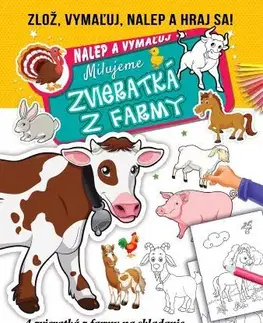 Nalepovačky, vystrihovačky, skladačky Milujeme zvieratká z farmy