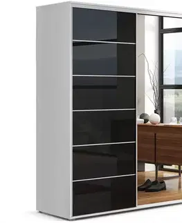 Šatníkové skrine Skriňa Laura A11 150 Biely
