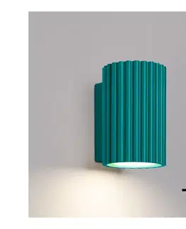 Svietidlá BRILAGI - LED nástenné svietidlo CRESTO 1xGU10/10W/230V 10 cm tyrkysová BR.1955
