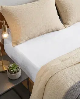 Plachty 4Home froté prestieradlo biela, 180 x 200 cm