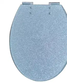 WC dosky WC doska Silver Glitter
