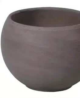 Záhrada Kvetináč Luna Koule  impregnovaný čadičový melír d37x28 cm