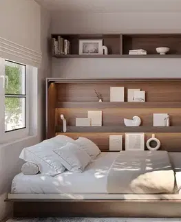 Police na stenu Dig-net nábytok Polica Lenart BED CONCEPT BC-30 | dub dunin