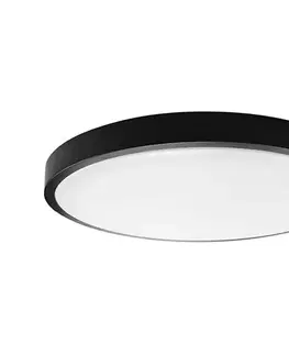 Svietidlá  LED Kúpeľňové stropné svietidlo LED/18W/230V 3000K IP44 čierna 76331