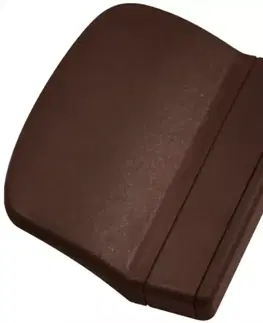 Príslušenstvo k nábytku Vonkajšia balkónová úchytka hnedá