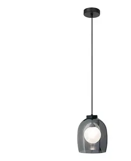 Svietidlá Zam 22051 - Luster na lanku 1xG9/5W/230V priemer 18 cm čierny 22051