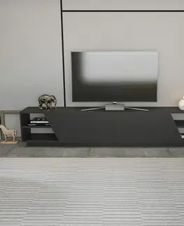 Konferenčné stolíky Televízny stolík Rhodes Anthracite
