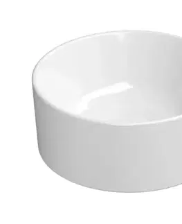 Umývadlá GSI - KUBE X keramické umývadlo na dosku, priemer 32cm, biela ExtraGlaze 943511