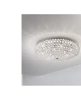 Svietidlá Ideal Lux - LED Krištáľové stropné svietidlo KING 5xG9/3W/230V pr. 38 cm chróm 075419