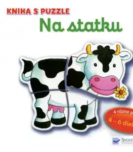 Leporelá, krabičky, puzzle knihy Na statku - kniha s puzzle - Vera Bruggemann