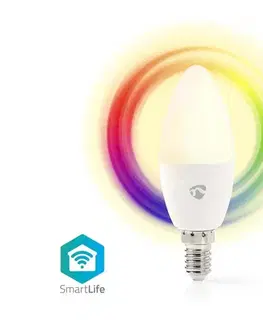 LED osvetlenie  WIFILRC10E14 - LED RGB Stmievateľná žiarovka E14/4,9W/230V Wi-Fi 2700-6500K WIFILRC10E14