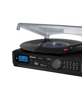 Predlžovacie káble Sencor gramofón USB/SD/FM 8W/230V s DO 35052612