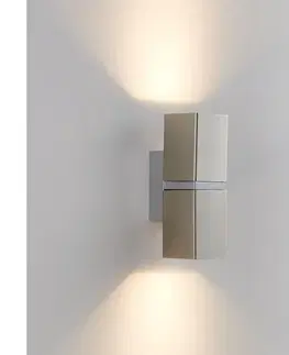 Svietidlá Eglo 96264 - LED nástenné svietidlo PASSA 2xGU10/2,8W/230V hranaté 96264