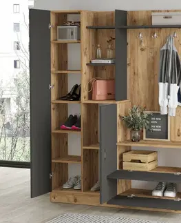 Nemý sluha Predsieňová zostava Dana Atlantic Pine and Anthracite