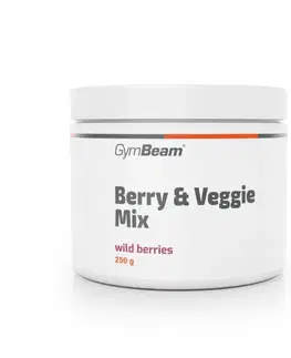 Rastlinné doplnky GymBeam - Berry & Veggie Mix lesné ovocie