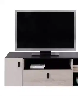 Všetky produkty TV stolík Planet Pl10 čierna/Dub/béžová
