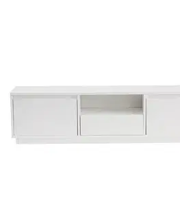 Konferenčné stolíky Televízny stolík Vanguard Natural White