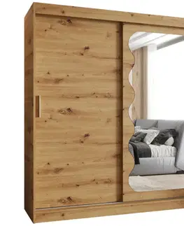 Šatníkové skrine Skriňa Spoti 180 artisan